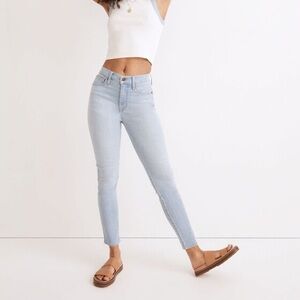 NWT Madewell 27 10” high rise skinny jeans Longton Wash
